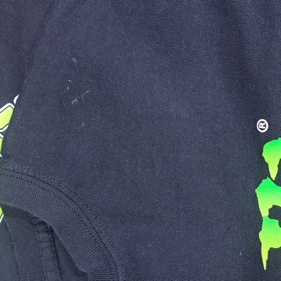 Monster Energy Suck Bang Blow burnout contest black & green graphic t-shirt - Picture 7 of 7